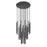 Z-Lite Forest 27 Light 36" LED Chandelier, Black/Black
