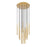 Z-Lite Forest 27Lt 36" LED Chandelier, Gold/Gold