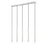 Z-Lite Forest 5 Light 42" LED Linear Chandelier, Nickel/Nickel