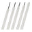 Z-Lite Forest 5 Light 42" LED Linear Chandelier, Nickel/Nickel