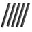 Z-Lite Forest 5 Light 42" LED Linear Chandelier, Black/Black