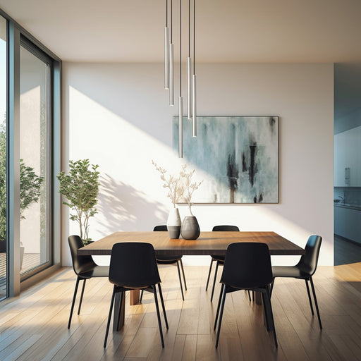 Z-Lite Forest 5Lt 24" LED Chandelier, Nickel/Nickel