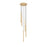 Z-Lite Forest 5 Light 24" LED Chandelier, Gold/Gold