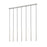 Z-Lite Forest 7 Light 24" LED Linear Chandelier, Nickel/Nickel