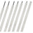 Z-Lite Forest 7 Light 24" LED Linear Chandelier, Nickel/Nickel