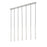 Z-Lite Forest 7 Light 24" LED Linear Chandelier, Nickel/Nickel