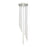 Z-Lite Forest 7 Light 24" LED Chandelier, Nickel/Nickel