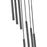 Z-Lite Forest 7 Light 24" LED Chandelier, Black/Black