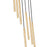 Z-Lite Forest 7Lt 24" LED Chandelier, Gold/Gold