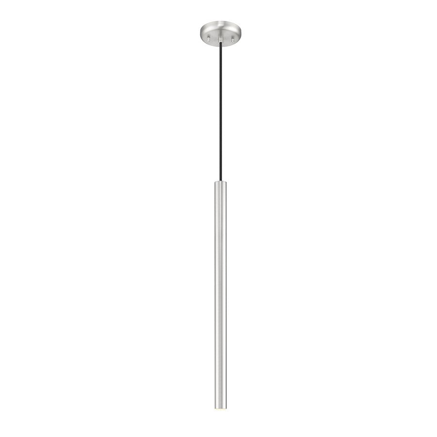 Z-Lite Forest 1 Lt 24" Pendant, Brushed Nickel/Brushed Nickel - 919MP24-BN-LED