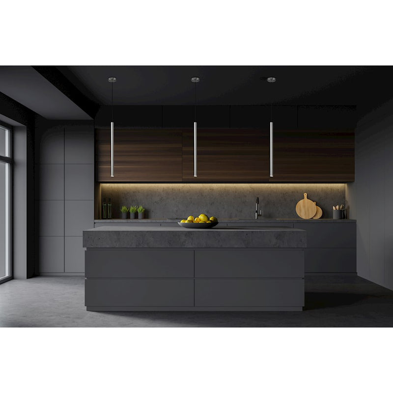 Z-Lite Forest 1 Lt 24" Pendant, Brushed Nickel/Brushed Nickel