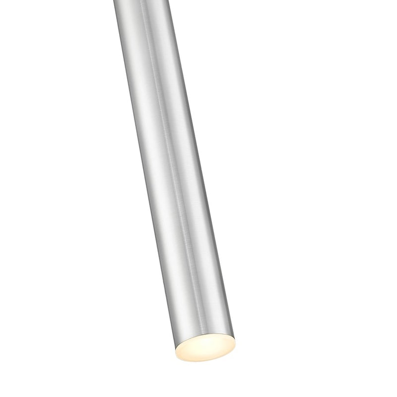 Z-Lite Forest 1 Lt 24" Pendant, Brushed Nickel/Brushed Nickel