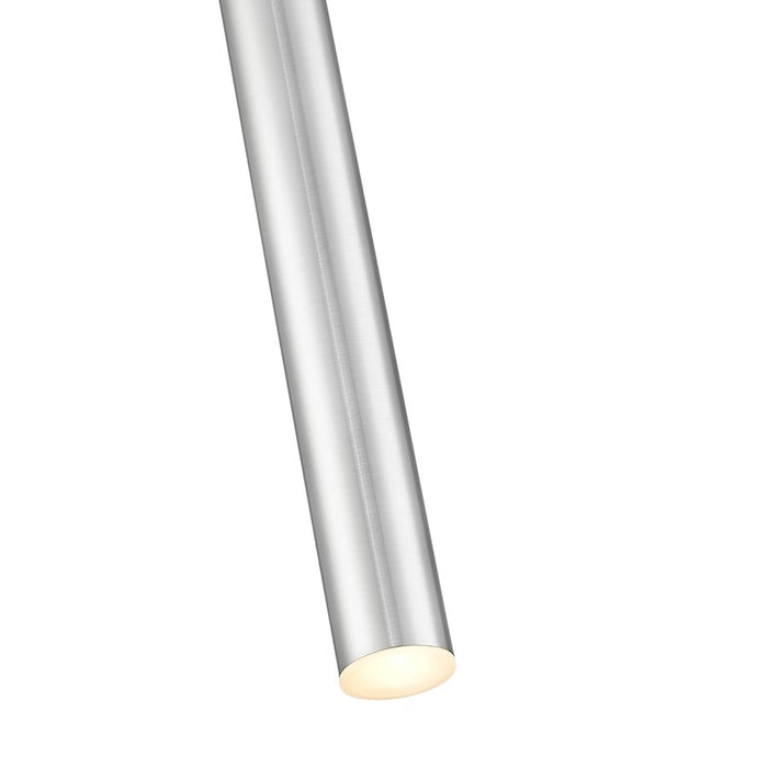 Z-Lite Forest 1 Lt 24" Pendant, Brushed Nickel/Brushed Nickel