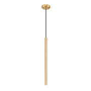 Z-Lite Forest 1 Light 24" Pendant, Modern Gold/Modern Gold - 919MP24-MGLD-LED