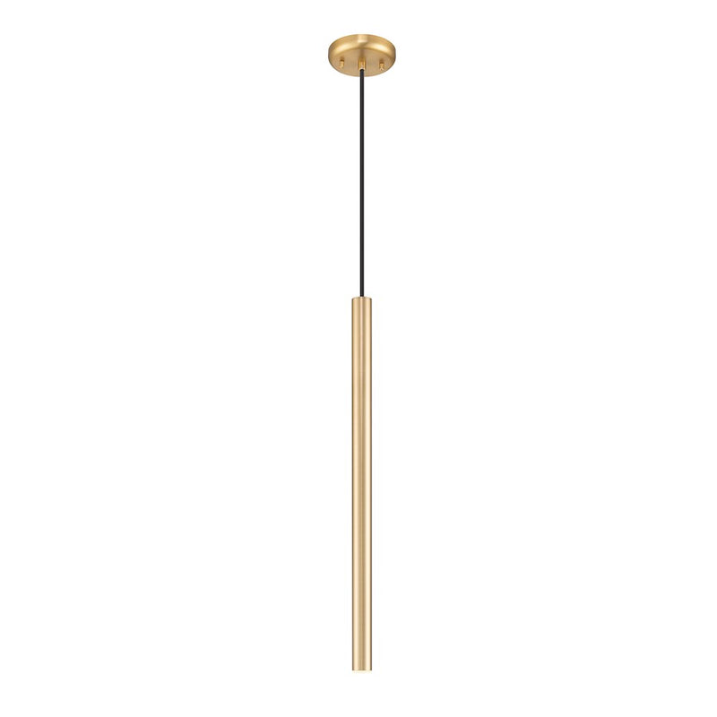 Z-Lite Forest 1 Light 24" Pendant, Modern Gold/Modern Gold - 919MP24-MGLD-LED