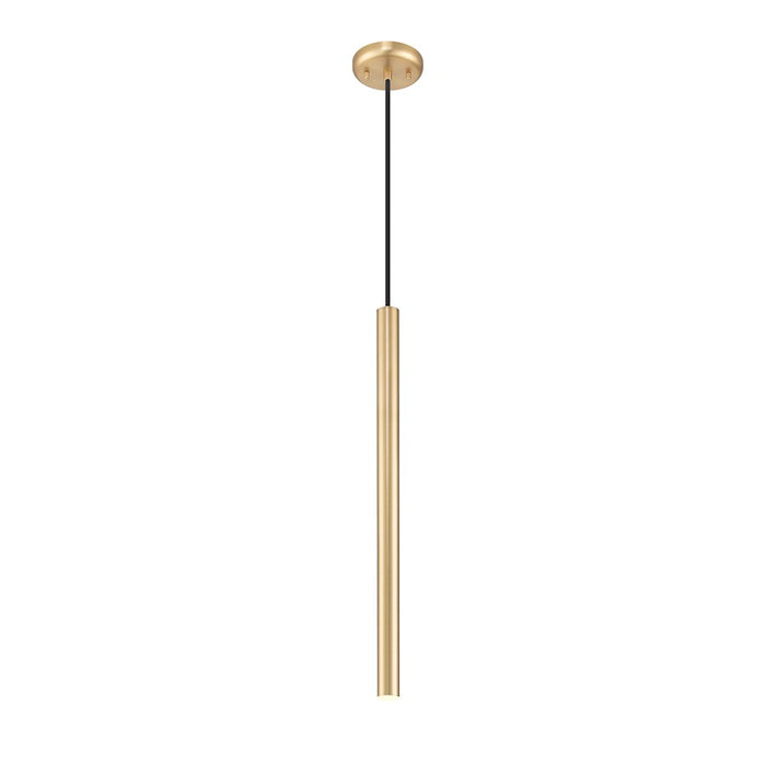 Z-Lite Forest 1 Light 24" Pendant, Modern Gold/Modern Gold