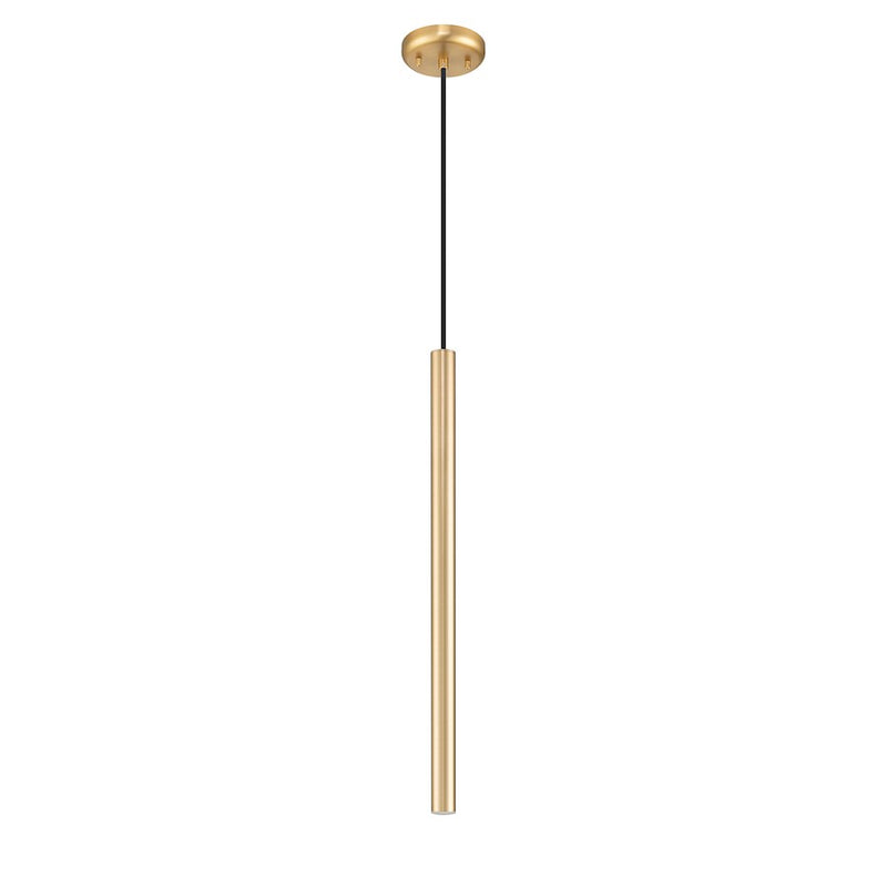 Z-Lite Forest 1 Light 24" Pendant, Modern Gold/Modern Gold