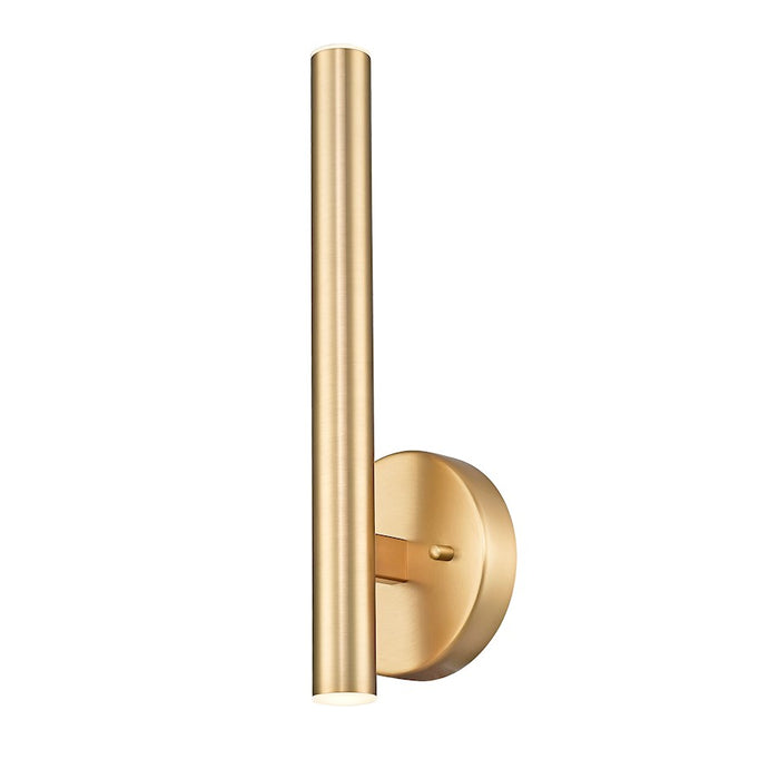 Z-Lite Forest 2 Light Wall Sconce, Modern Gold/Modern Gold