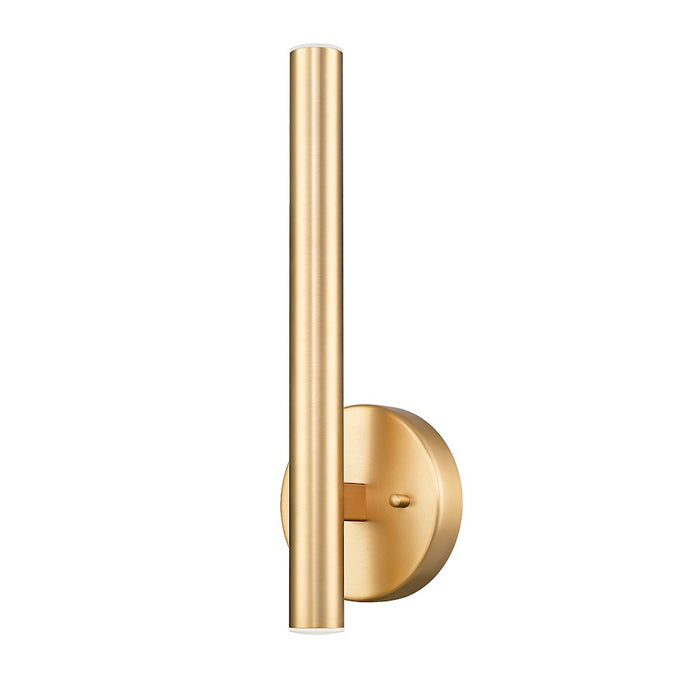 Z-Lite Forest 2 Light Wall Sconce, Modern Gold/Modern Gold