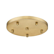 Z-Lite Multi Point Canopy 5 Light 12" Ceiling Plate, Modern Gold/ - CP1205R-MGLD