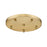 Z-Lite Multi Point Canopy 5 Light 12" Ceiling Plate, Modern Gold/ - CP1205R-MGLD