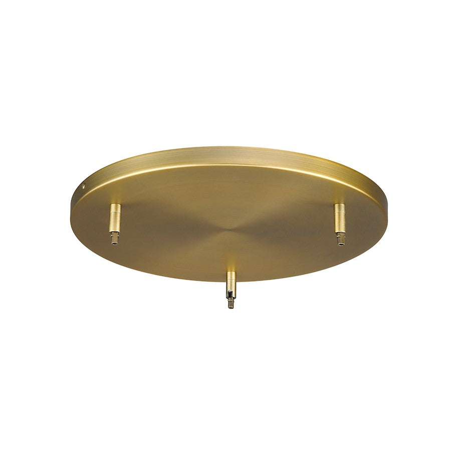 Z-Lite Multi Point Canopy 3Lt 17.75" Ceiling Plate, Heritage Brass/ - CP1803-HBR