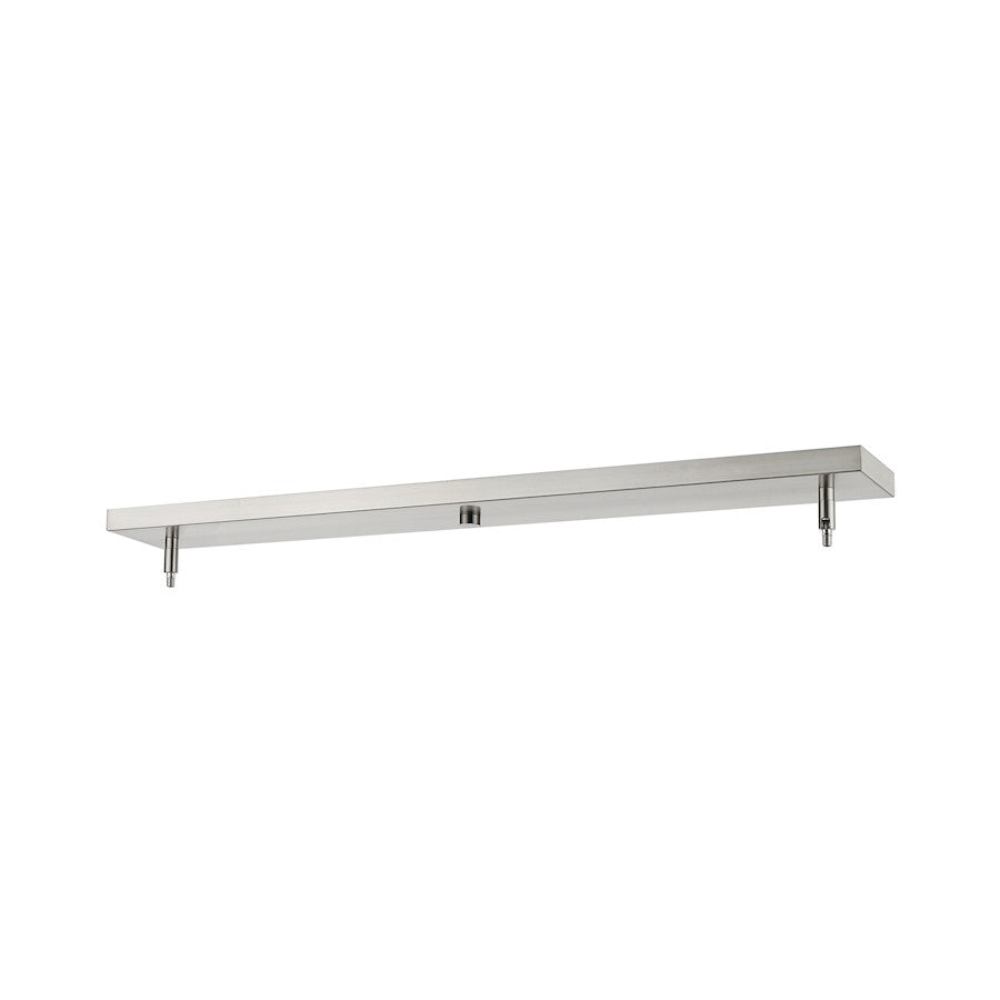 Z-Lite Multi Point Canopy 2Lt 4.5" Ceiling Plate, Brushed Nickel/ - CP3402-BN