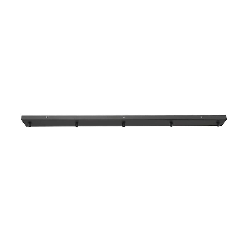 Z-Lite Multi Point Canopy 5 Light 42" Ceiling Plate, Matte Black