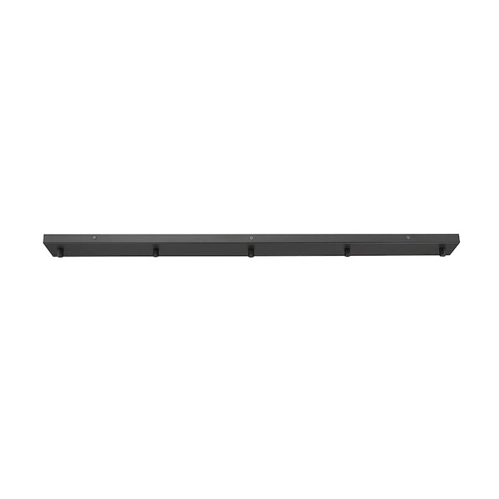 Z-Lite Multi Point Canopy 5 Light 42" Ceiling Plate, Matte Black