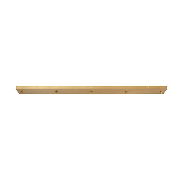 Z-Lite Multi Point Canopy 5 Light 42" Ceiling Plate, Rubbed Brass
