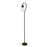 Z-Lite Celeste 1 Light Floor Lamp, Olde Bronze/Clear Seedy