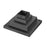 Z-Lite Pier Mounts Light Outdoor Posts +Harware, Sand Black