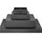 Z-Lite Pier Mounts Light Outdoor Posts +Harware, Sand Black