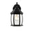 Z-Lite Waterdown 1 Light Outdoor Wall Light 11.75", Black/Clear Bevel