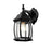 Z-Lite Waterdown 1 Light Outdoor Wall Light 11.75", Black/Clear Bevel