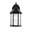 Z-Lite Waterdown 1 Light Outdoor Wall Light 7.5 x 6 x 11.75", Black/Clear Bevel