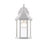 Z-Lite Waterdown 1 Light Outdoor Wall Light, Gloss White/Clear Beveled
