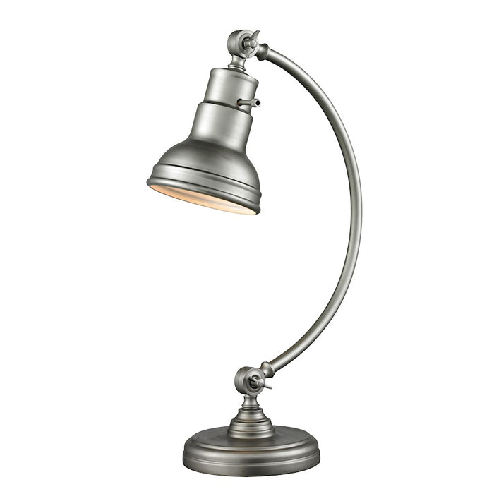 Z-Lite Ramsay 1 Light Table Lamp, Burnished Silver, Burnished Silver - TL119-BS
