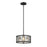 Z-Lite Juturna 3 Light Pendant, 14x14x6", Bronze, Silver Out/Clr Seed In - Z14-57P-C