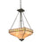 Z-Lite Crimson 3 Light Pendant, 17x32.5", Java Bronze, White Mica/Honey Amber - Z17-52P