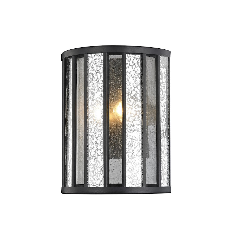 Z-Lite Juturna 2 Light Sconce, Bronze, Silver Mercury Out/Clear Seedy In - Z8-57WS