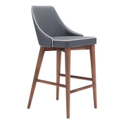 Zuo Modern Moor Counter Chair, Dark Gray