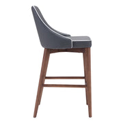 Zuo Modern Moor Counter Chair, Dark Gray