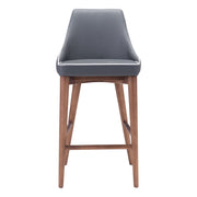 Zuo Modern Moor Counter Chair, Dark Gray