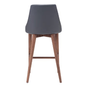 Zuo Modern Moor Counter Chair, Dark Gray