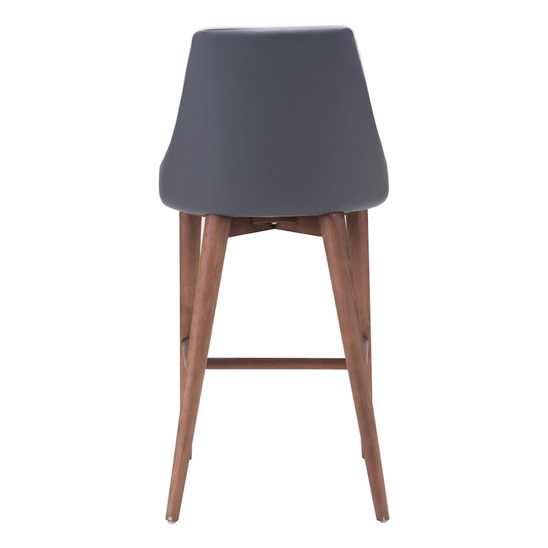 Zuo Modern Moor Counter Chair, Dark Gray