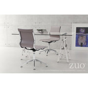 Zuo Modern Glider Conference Chair, Taupe