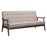 Zuo Modern Rocky Sofa, Putty