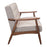 Zuo Modern Rocky Sofa, Putty