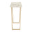 Zuo Modern Atlas Console Table, White/Gold